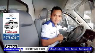 Foton Cagayan de Oro-Ambulance (Transvan)