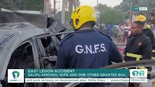 East Legon Accident: Salifu Amoako, Wife and One Other Granted Bail