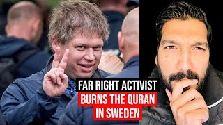 Man Burns The Quran in Sweden
