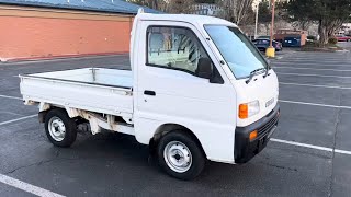 1998 Suzuki Carry Mini truck 4x4 5SPD EL extra low gear Air Conditioner for sale