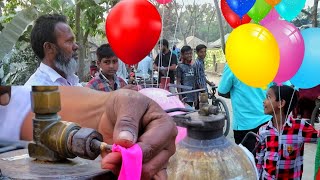 Helium gas balloon machine