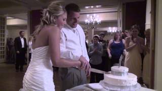 Wedding Reception Cake Cutting