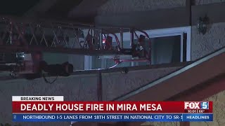 Deadly House Fire In Mira Mesa