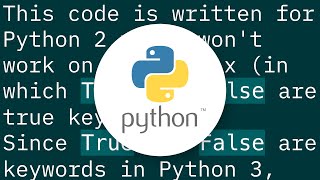 Define True, if not defined, causes syntax error