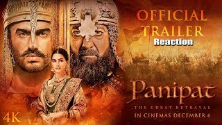 Panipat Official Trailer Reaction | Sanjay Dutt | Arjun Kapoor | Kriti Sanon