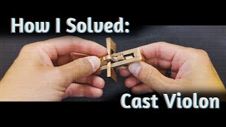 Twist and Pull - Can You Take A Violin Apart? - Cast Violon -  Adult Puzzle By Hanayama