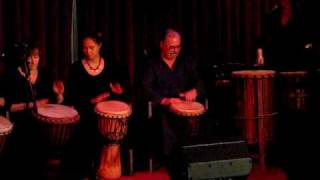 Chiwara Djembe Band at the Blue Diamond Club, Melbourne, MVI 0163