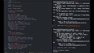 Refactoring a lambda calculus interpreter into a stack machine, in Haskell