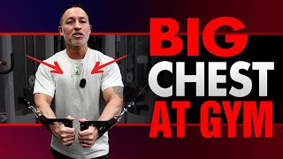 Gym Chest Workout For Men Over 40 (BUILD A ROUND CHEST!)