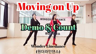 Moving on Up (Improver) / Line Dance (Demo \u0026 Count) / Gary Lafferty (UK) - October 2024 / #원더라인댄스