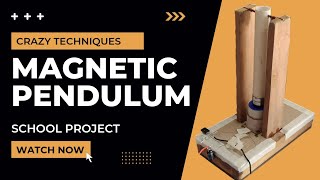 Magnetic Pendulum #how to make electric magnetic pendulum @crazytechniques