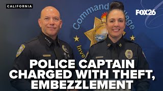 Visalia police captain charged with theft and embezzlement