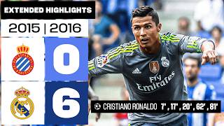 ESPANYOL 0-6 REAL MADRID 2015/16 | Extended Highlights