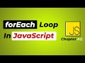 JavaScript forEach Loop Tutorial in Hindi #12 #javascript #tutorial #learning