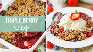 Triple Berry Crisp