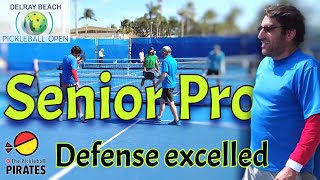 Delray Beach Pickleball Open 2023 Senior Pro Consolation Bracket