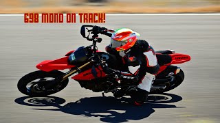 Ducati Hypermotard 698 on track!