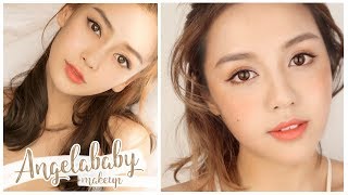 Angelababy Inspired // 柔和清淡．1.5倍大眼makeup!! - fioChiu X dejavu