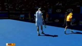 Andy Roddick vs. Bjorn Rehnquist HIGHLIGHTS (09 Australian Open R1)