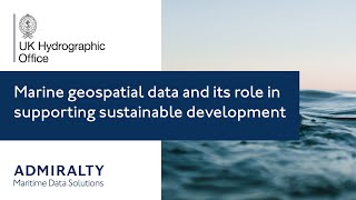 Marine geospatial data and its role in supporting sustainable development
