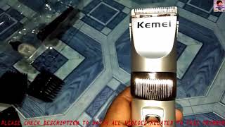 Km 27/the best and cheap trimmer for hair and beard cutting/unboxing and quick review