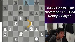 He's Back With New Openings | BKGK Chess League Nov 16 Recap