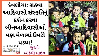 દેવલીયા: રાઠવા આદિવાસી સંસ્કૃતિનું દર્શન કરવા બીનઆદિવાસીઓ પણ મેળામાં ઉમટી પડ્યા! જુઓ બોડેલી લાઇવ