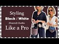 Summer Sophistication: The Art of Styling Black/White NEUTRAL Outfits Like a Pro
