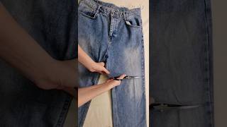 DIY 오래된 바지 이렇게 바꿔보세요 #shorts