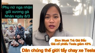 Elon Musk Trả Giá Đắc Khi Giá Cổ Phiếu  Lao Dốc 43%✅ Dân Chúng Thế Giới Tẩy Chay xe Tesla