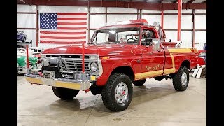 1973 Ford F250 Fire Rescue