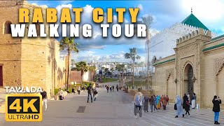 RABAT city 2023 Walking tour - Morocco 🇲🇦 4K UHD