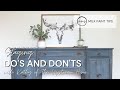 Staging Do's and Don'ts | Miss Mustard Seed's Milk Paint