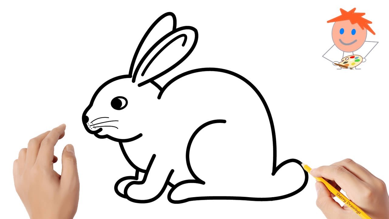 How To Draw A Rabbit | Easy Drawings