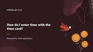 Time and Labor | How do I enter time with the time card?