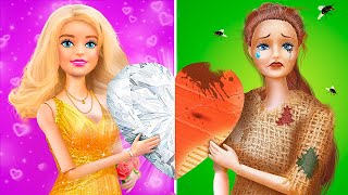 Rich Doll vs Broke Doll / 11 DIY Barbie Ideas