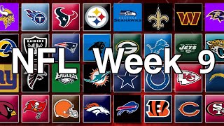 NFL Week 9 Predictions 2022
