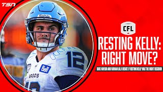 Right move for Argos to sit Kelly this week against Bombers?