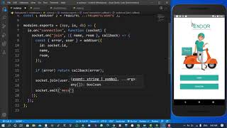 React Native: Vendor Chat App [6] - socket.io react native & node js