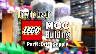 How to start LEGO MOC building!! Part 1: Brick Supply