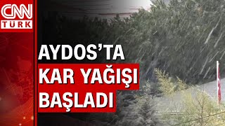 İstanbul'un Anadolu Yakası'na kar geri döndü!