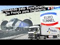 Passando pelo Eurotunnel de Comboio/Trem - França a Inglaterra 🇫🇷🏴󠁧󠁢󠁥󠁮󠁧󠁿