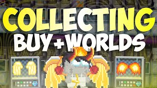 Growtopia | Collecting Tons Dls From 4 Different Buy+Worlds ( 100 Bgl+ Worlds)