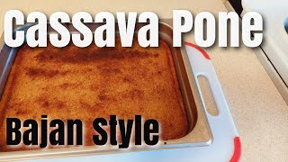 How to make Bajan Cassava Pone, Old Fashion Way