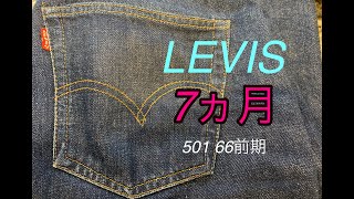 LEVIS 501 66前期デッドストックから7ヶ月 Update