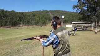 Winchester 1887 lever action shotgun