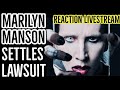 Marilyn Manson Gut-Check Livestream & Settlement Reaction