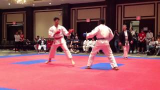 Men's Kumite 18-44 |  Ontario vs Quebec | 2014 IKD Coupe Canada Cup | Shotokan Karate