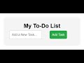 Build Your Own Todo List App with HTML, CSS, and JavaScript
