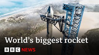Starship: Elon Musk’s SpaceX set to launch world’s most powerful rocket - BBC News